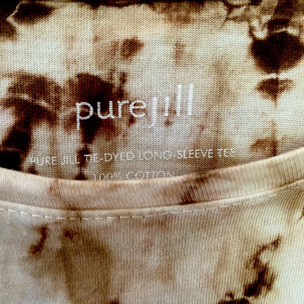Pure Jill tie dye tunic with matching scarf